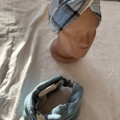 Пов'язки в клітину тепла двостороння фіолетова бузкова бузкова чакма осіння зимова