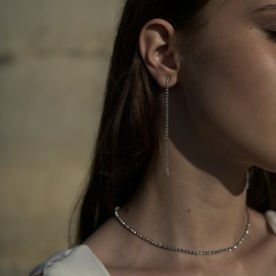 Чокер зі стразами камінням кольє вечірнє святкове зі стразами