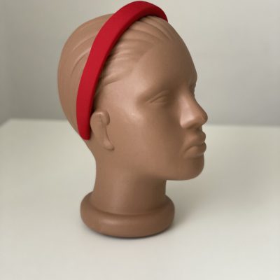 Обруч на голову червоного кольору тоненький